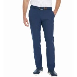 Greg Norman Men's Golf Pants Stretch Chino Comfort Fit Blue Navy Size 40x32 NWT
